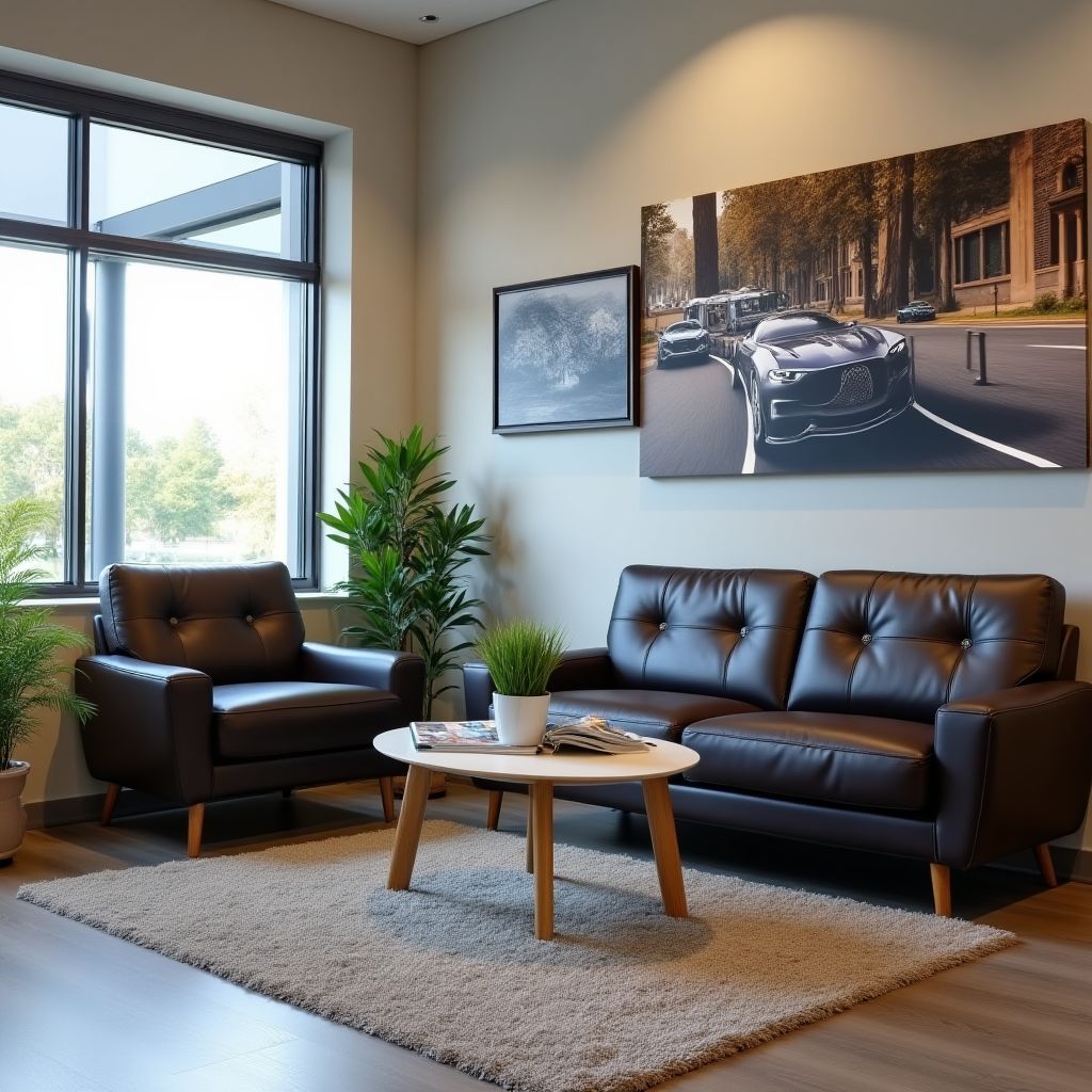 Zone d'accueil clients