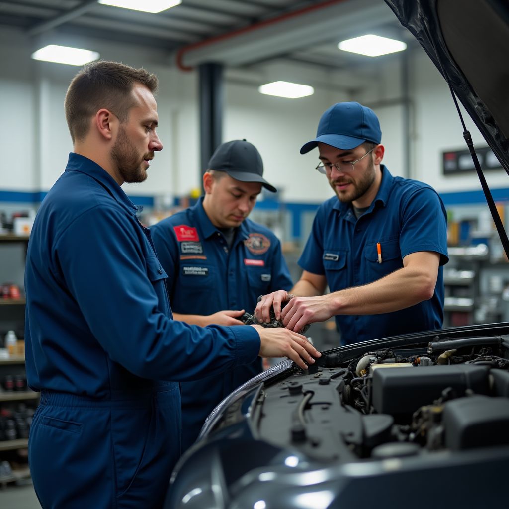 Équipe de mécaniciens